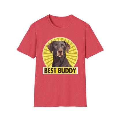Labrador Retriever Dog T-Shirt Best Buddy