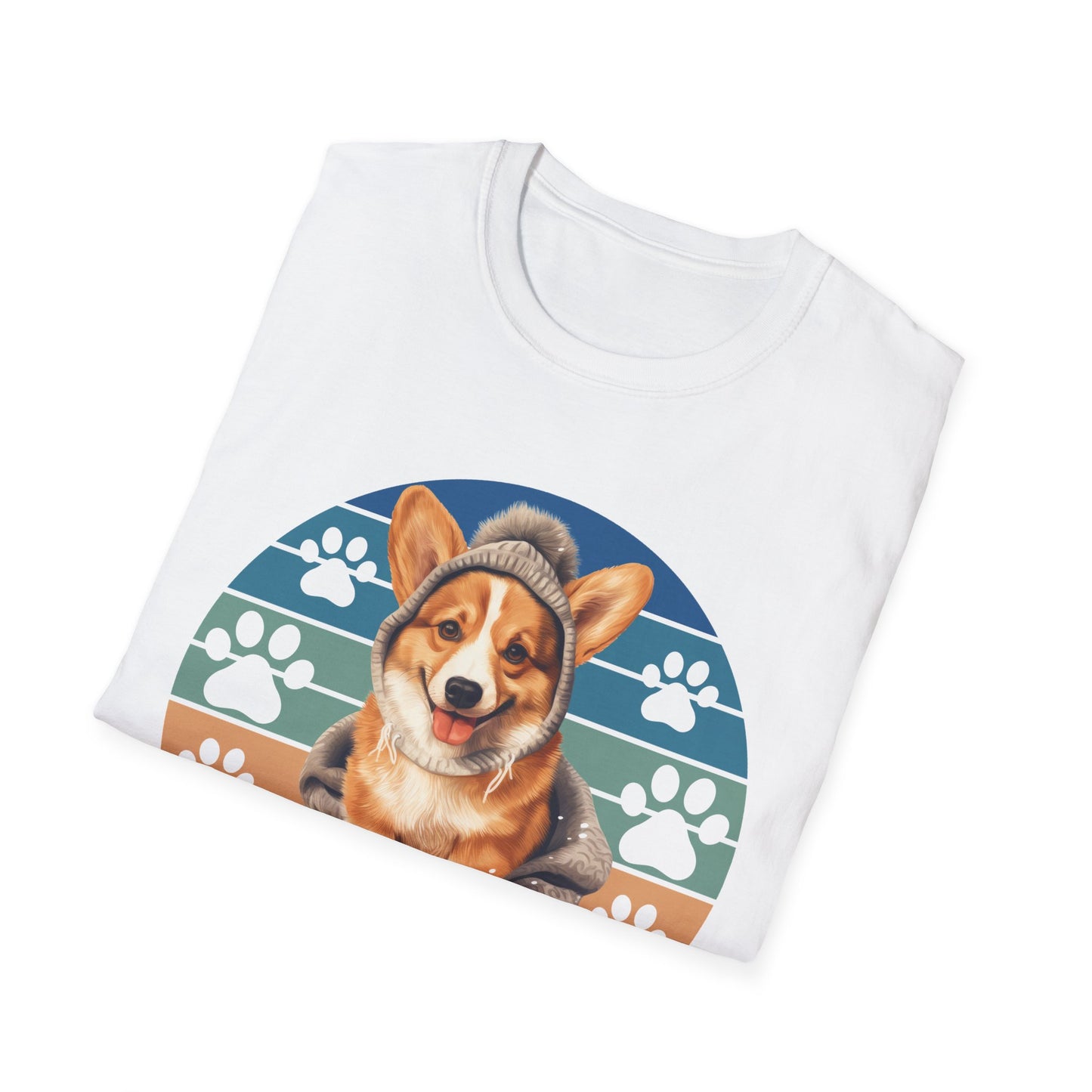 Corgi Retro Vibe T-Shirt - A Very Good Dog
