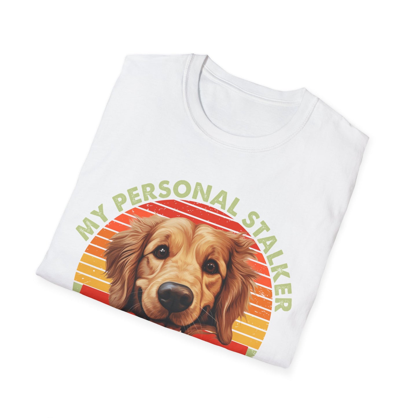 Funny Golden Retriever T-Shirt - Unisex Softstyle