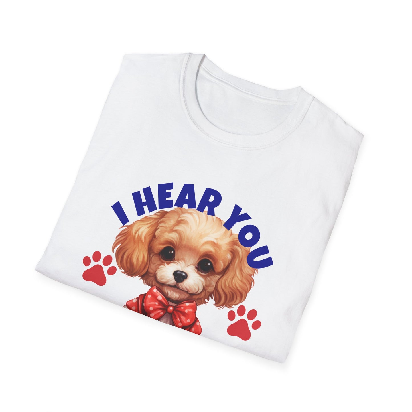 Funny Poodle T-Shirt - I Hear You But I'm Not Listening