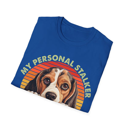 Beagle My Personal Stalker Follows Me Everywhere T-Shirt