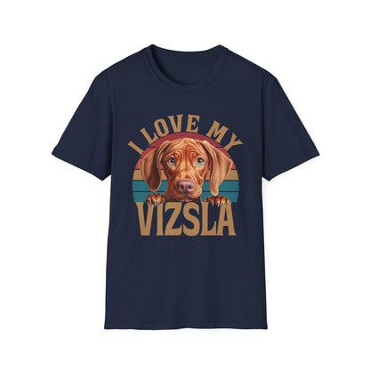 Vizsla Lover T-Shirt Retro Design