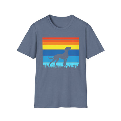 Vizsla Vintage Vibe T-Shirt - Vizsla Dog Breed Retro Design