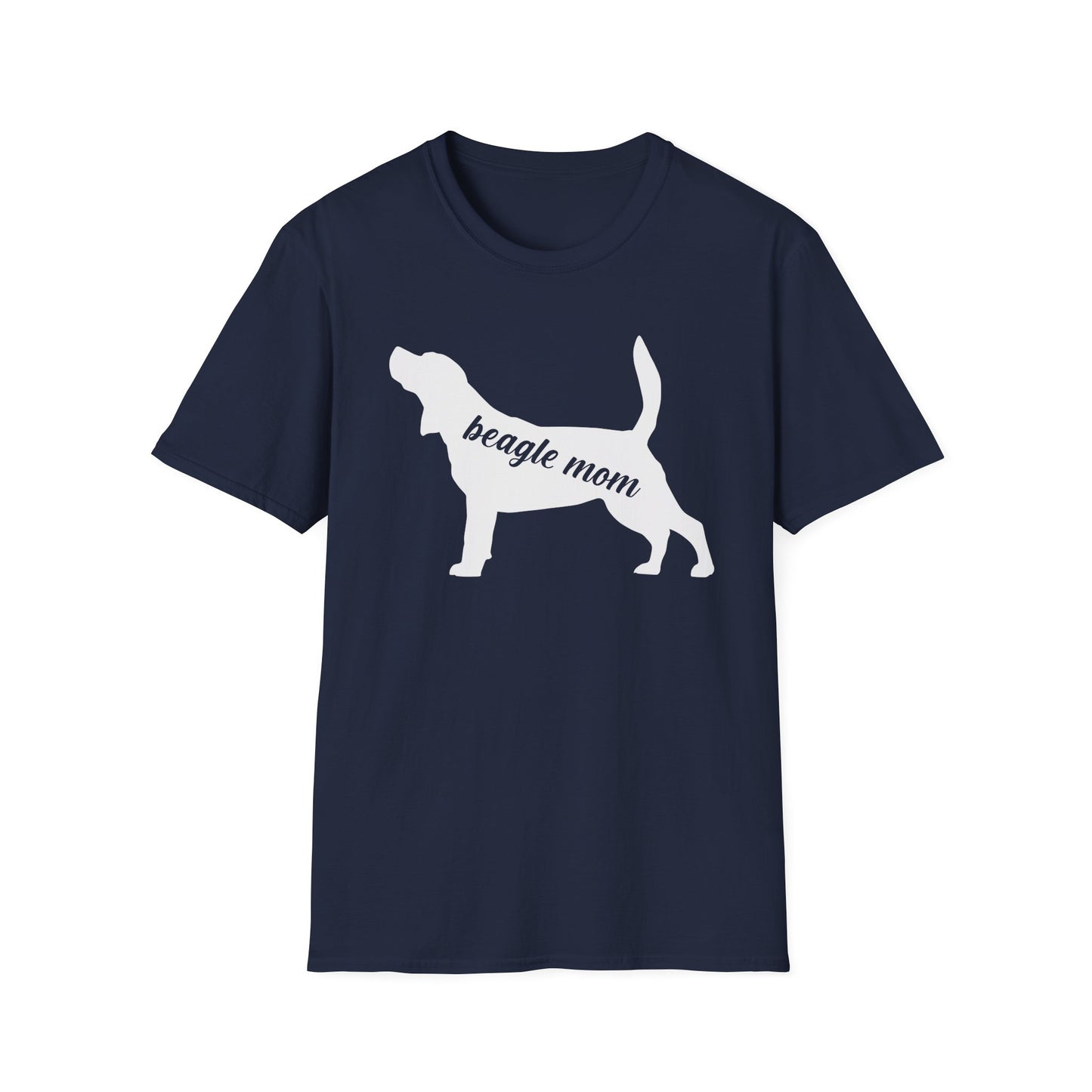 Beagle Mom T-Shirt Dog Silhouette