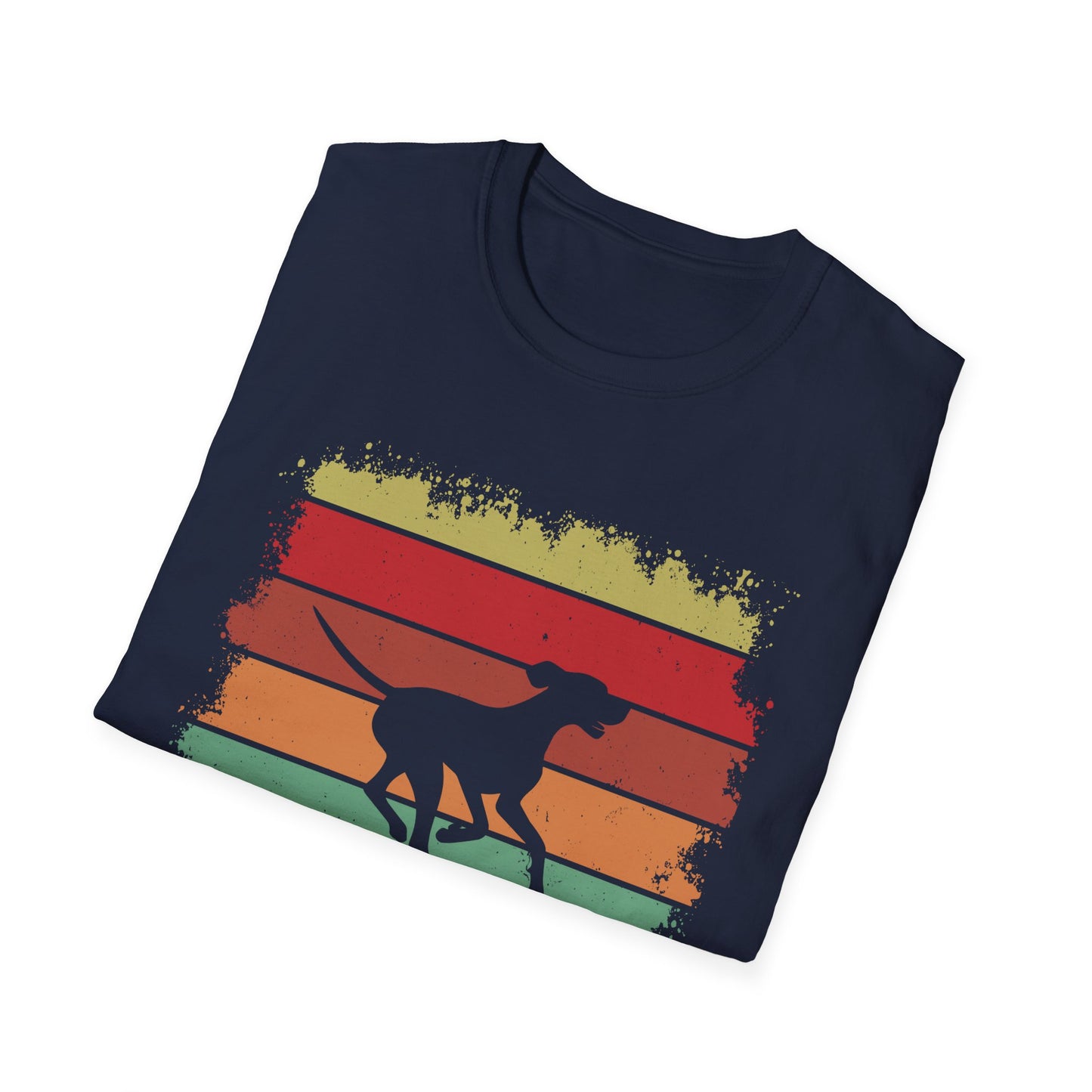 Vintage Vibe Vizsla T-Shirt - Jumping Vizsla Dog Breed Retro Design