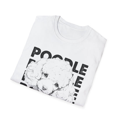 Poodle T-Shirt for Poodle Lovers and Owners - Unisex Softstyle
