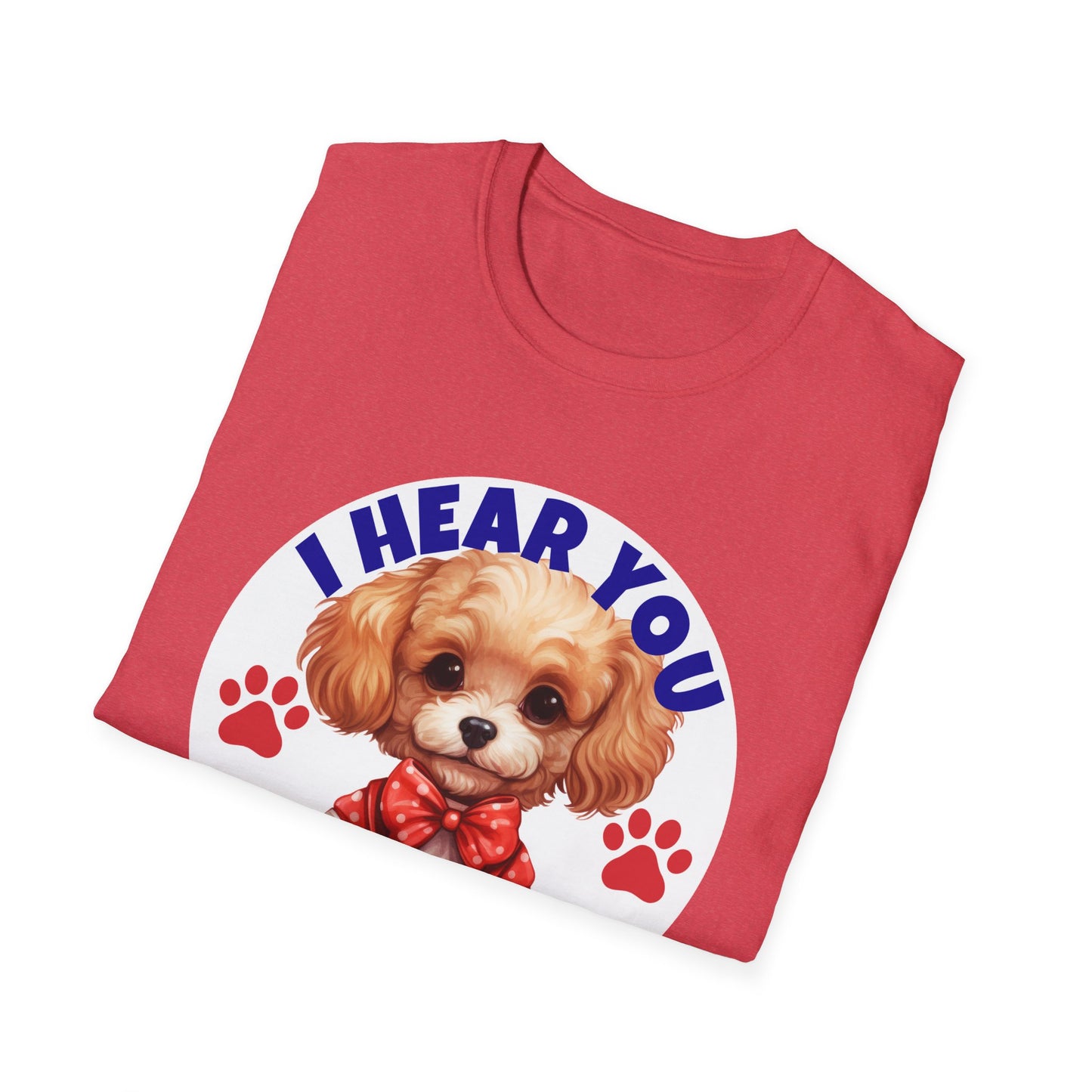 Funny Poodle T-Shirt - I Hear You But I'm Not Listening