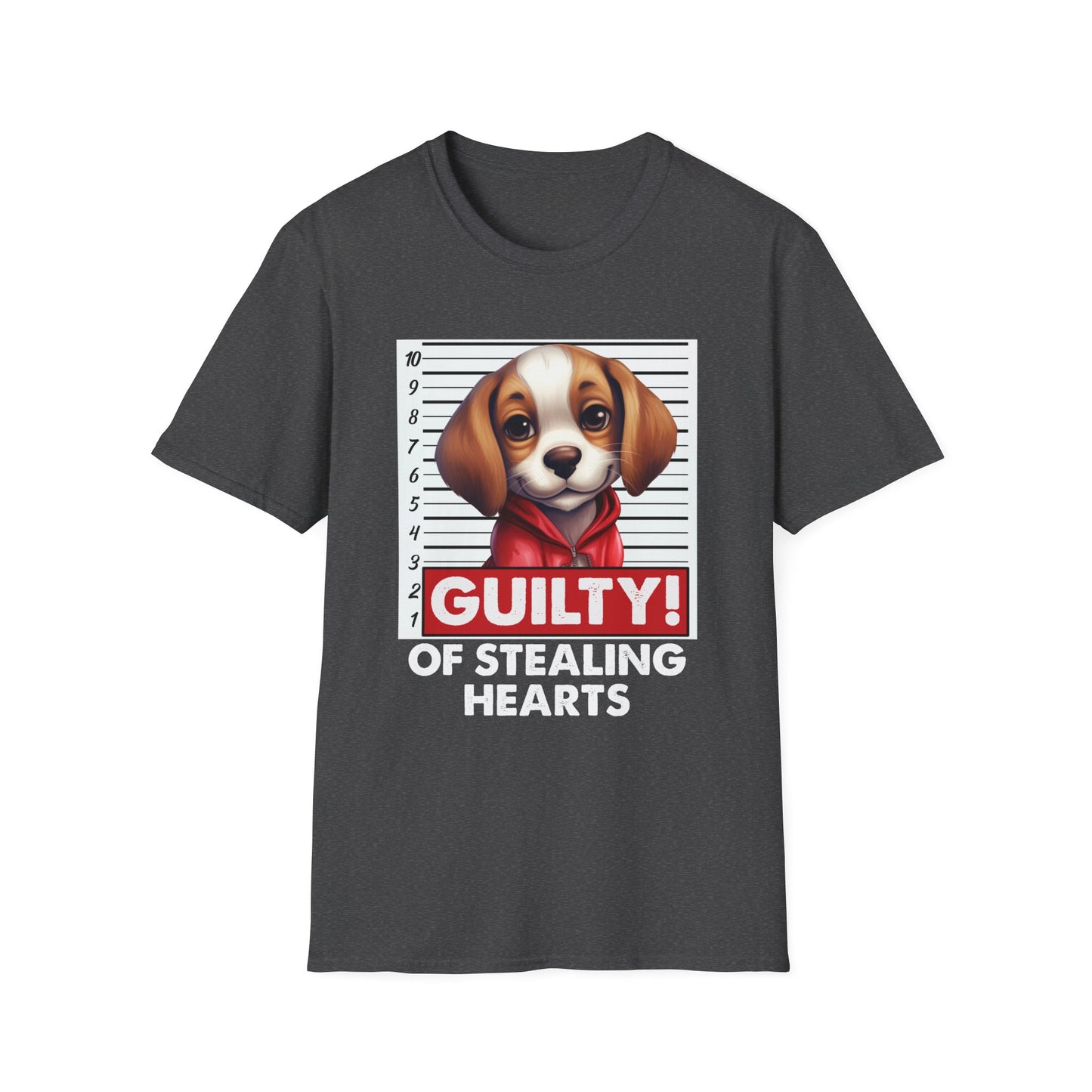 Beagle Dog Guilty of Stealing Hearts Mugshot T-Shirt