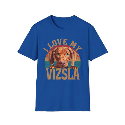 Vizsla Lover T-Shirt Retro Design