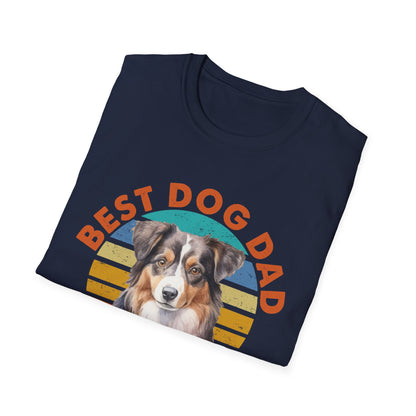 Australian Shepherd Best Dog Dad Ever T-Shirt