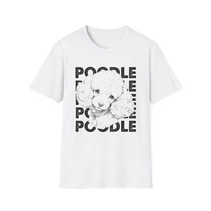 Poodle T-Shirt for Poodle Lovers and Owners - Unisex Softstyle