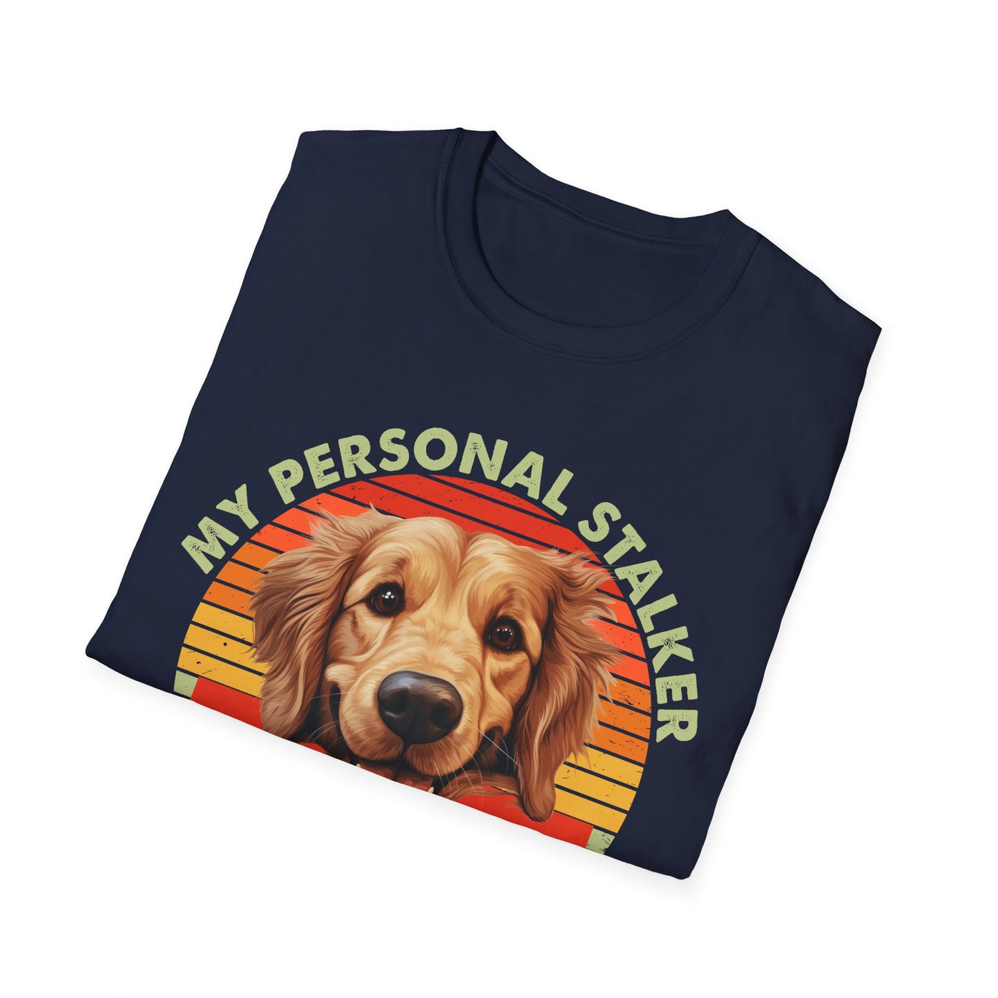 Funny Golden Retriever T-Shirt - Unisex Softstyle