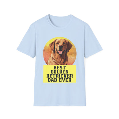 Golden Retriever T-Shirt - Best Golden Retriever Dad Ever