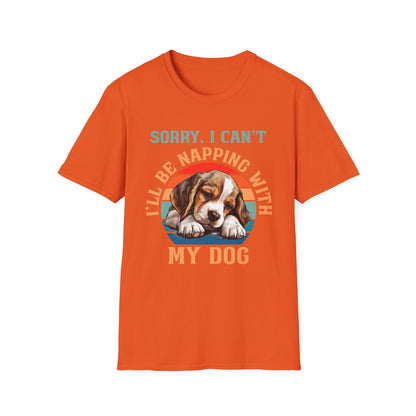 Beagle Dog Sorry I Can't I'll Be Napping With My Dog T-Shirt