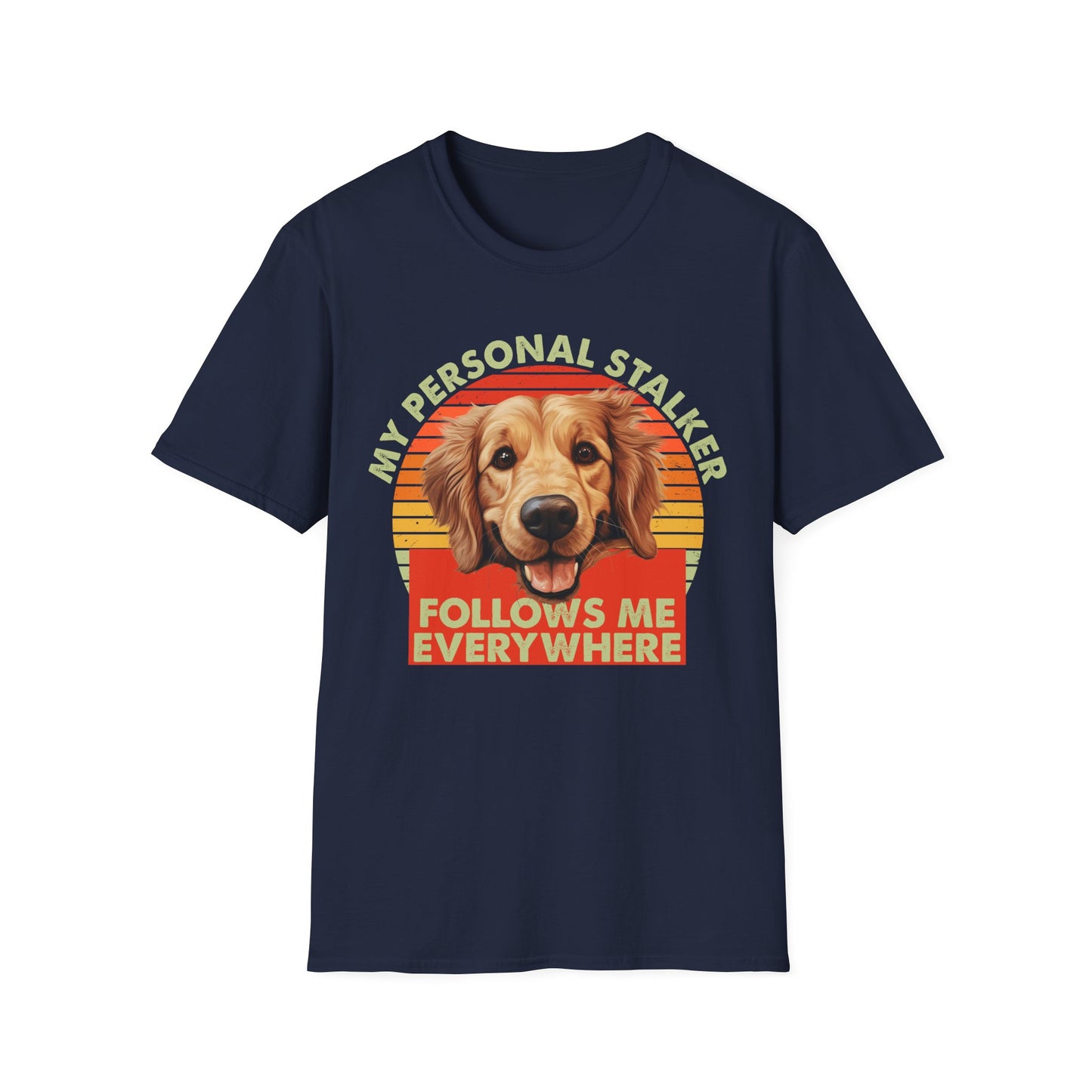Funny Golden Retriever T-Shirt - Unisex Softstyle