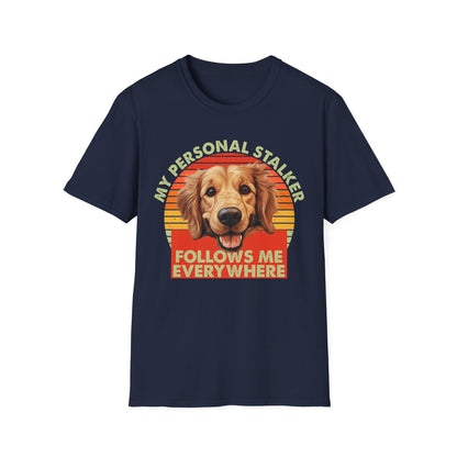 Funny Golden Retriever T-Shirt - Unisex Softstyle