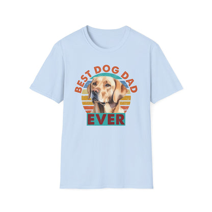 Labrador Retriever T-Shirt - Best Dog Dad Ever - Unisex