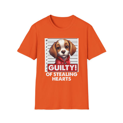 Beagle Dog Guilty of Stealing Hearts Mugshot T-Shirt
