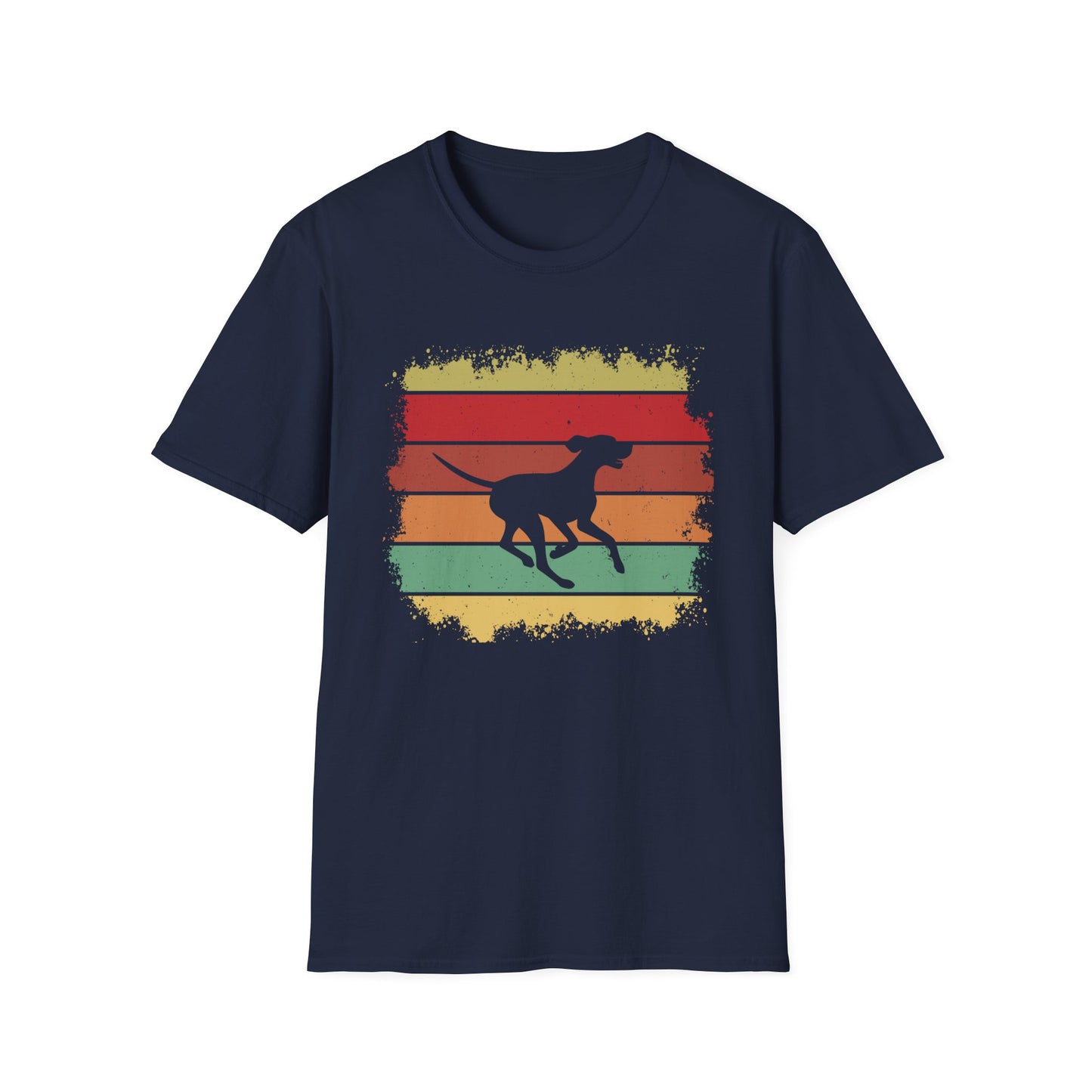 Vintage Vibe Vizsla T-Shirt - Jumping Vizsla Dog Breed Retro Design