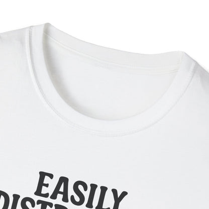 Funny Dachshund T-Shirt Easily Distracted By Weiners