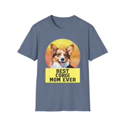 heather indigo Corgi Pembroke Cardigan Welsh Dog Mom T-Shirt for women men adults humans
