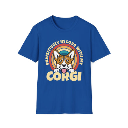 Corgi T-Shirt - Pawsitively In Love