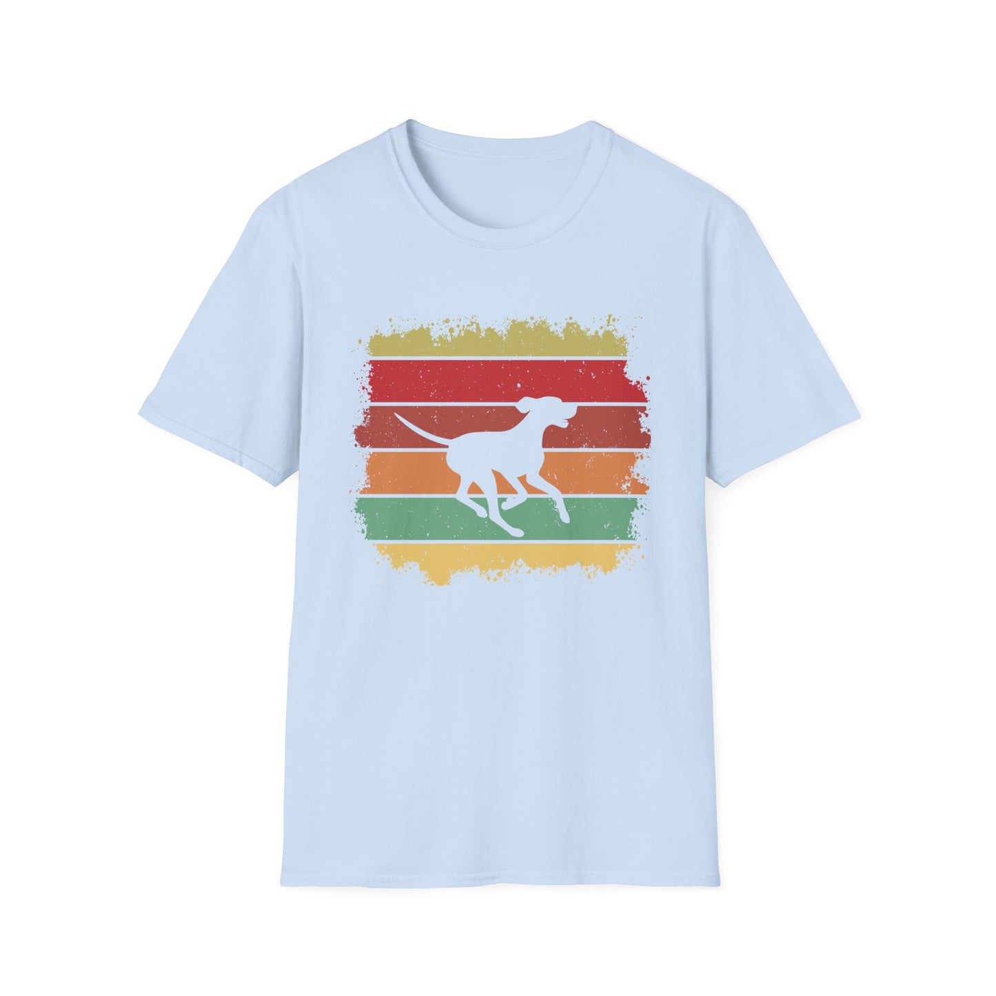 Vintage Vibe Vizsla T-Shirt - Jumping Vizsla Dog Breed Retro Design