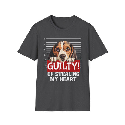 Guilty of Stealing My Heart Beagle Love T-Shirt