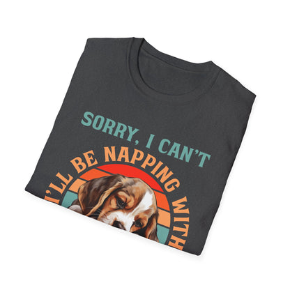 Beagle Dog Sorry I Can't I'll Be Napping With My Dog T-Shirt