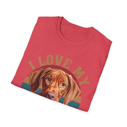 Vizsla Lover T-Shirt Retro Design