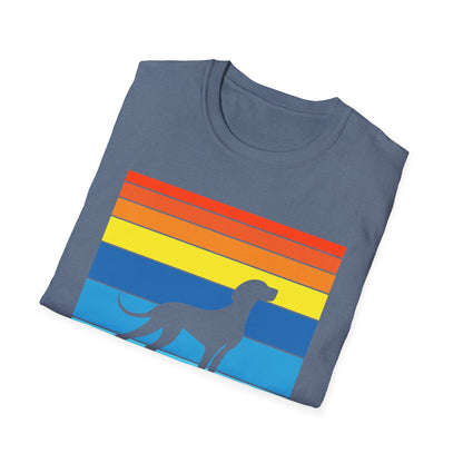 Vizsla Vintage Vibe T-Shirt - Vizsla Dog Breed Retro Design