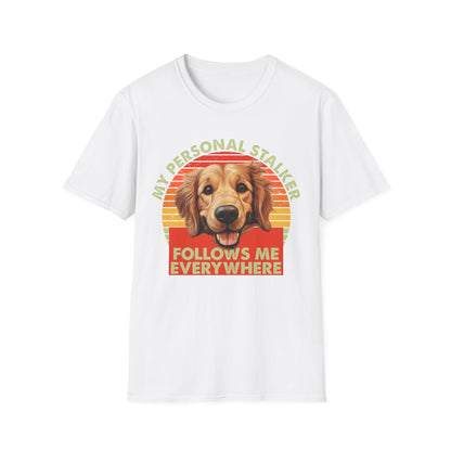 Funny Golden Retriever T-Shirt - Unisex Softstyle
