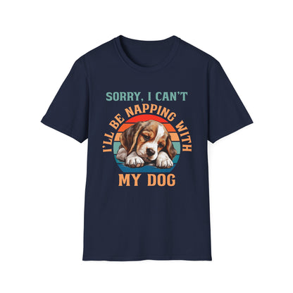 Beagle Dog Sorry I Can't I'll Be Napping With My Dog T-Shirt