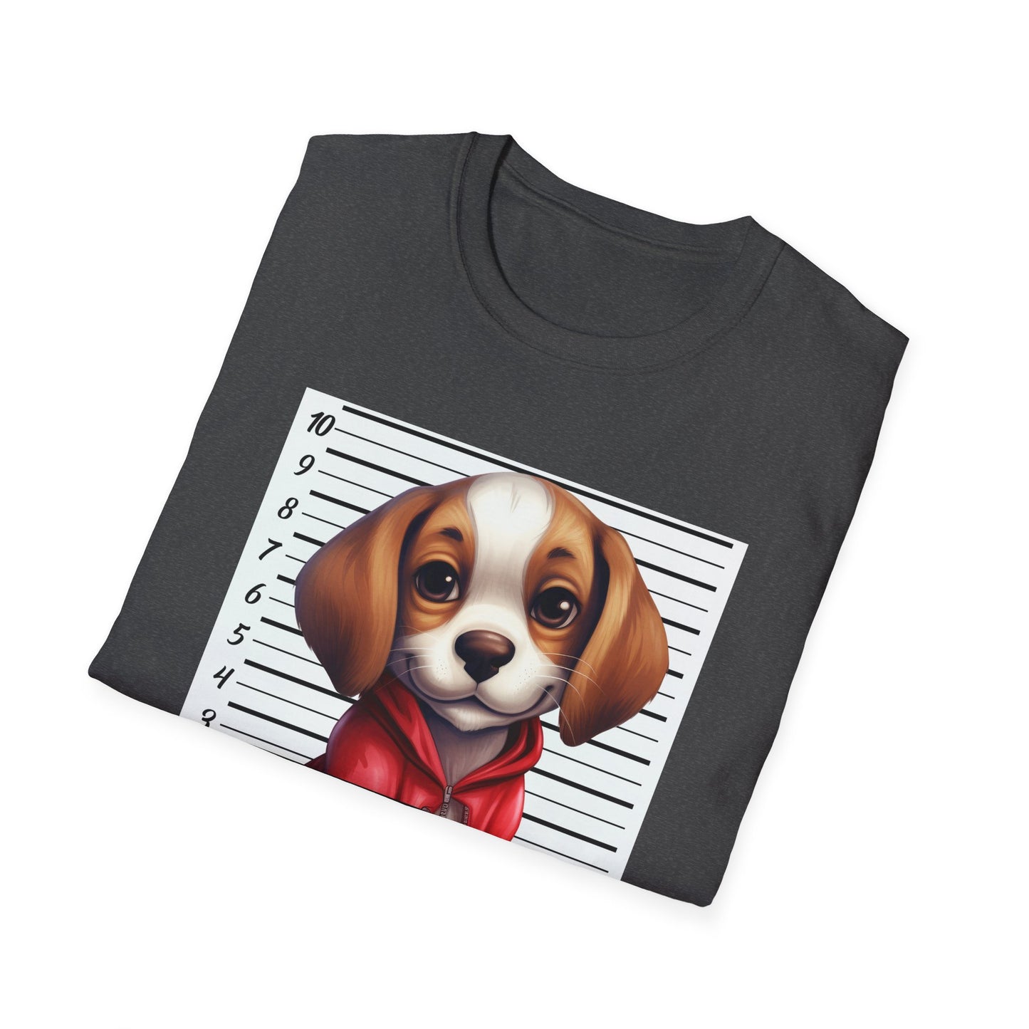 Beagle Dog Guilty of Stealing Hearts Mugshot T-Shirt