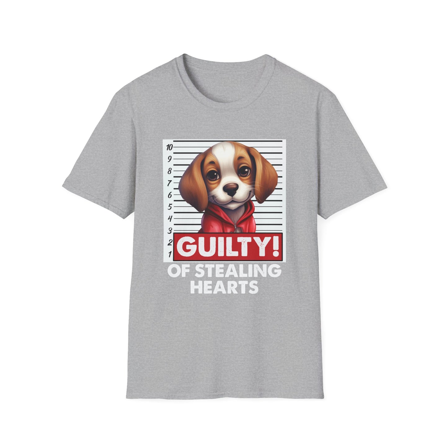Beagle Dog Guilty of Stealing Hearts Mugshot T-Shirt