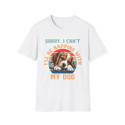 Beagle Dog Sorry I Can't I'll Be Napping With My Dog T-Shirt
