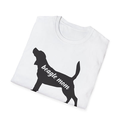 Beagle Mom T-Shirt Dog Silhouette