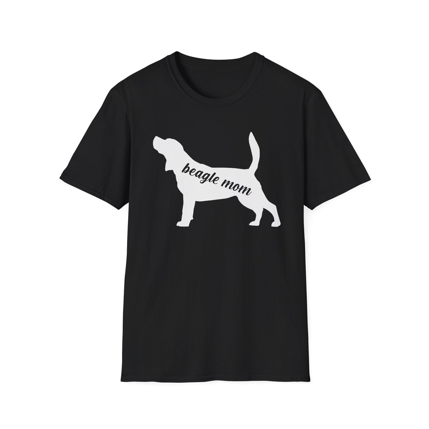 Beagle Mom T-Shirt Dog Silhouette