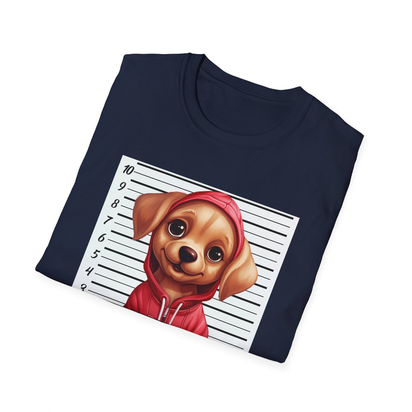 Funny Labrador Retriever T-Shirt - Mugshot Guilty of Stealing Hearts