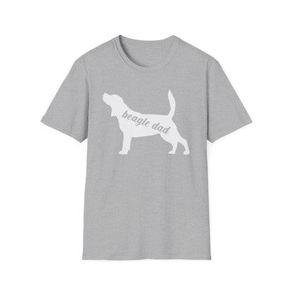 Beagle Dad T-Shirt Dog Silhouette