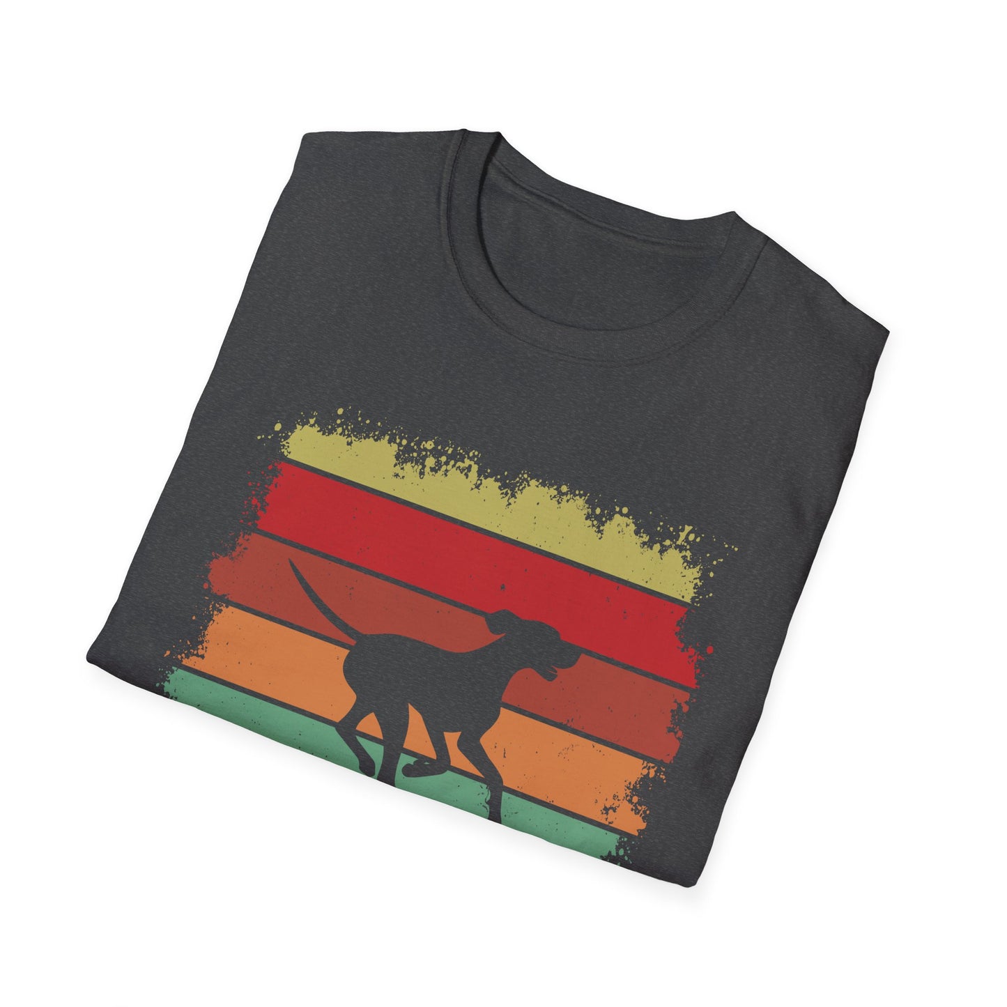 Vintage Vibe Vizsla T-Shirt - Jumping Vizsla Dog Breed Retro Design
