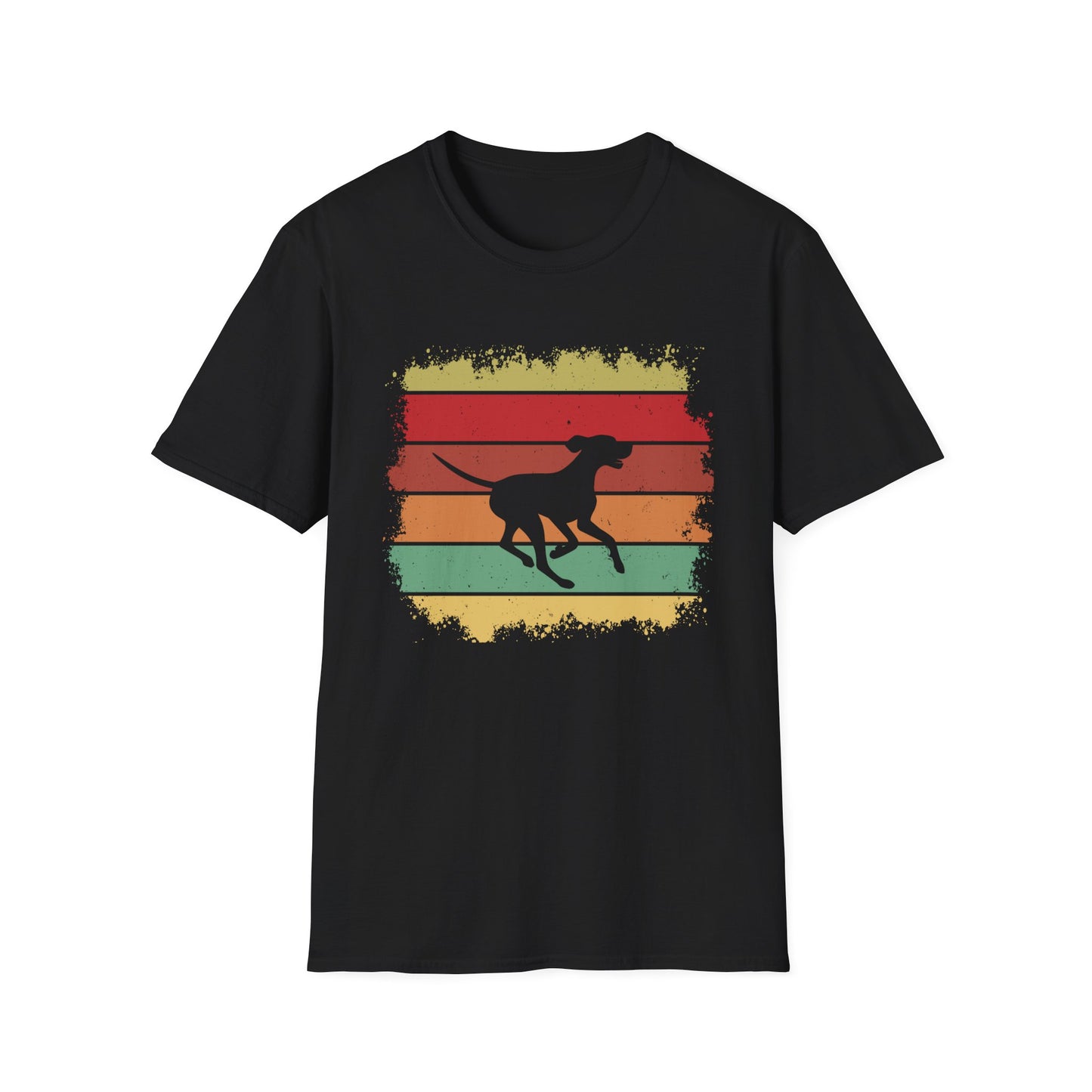 Vintage Vibe Vizsla T-Shirt - Jumping Vizsla Dog Breed Retro Design