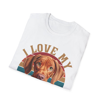 Vizsla Lover T-Shirt Retro Design