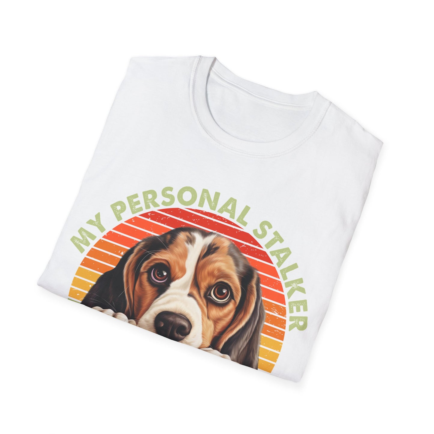 Beagle My Personal Stalker Follows Me Everywhere T-Shirt