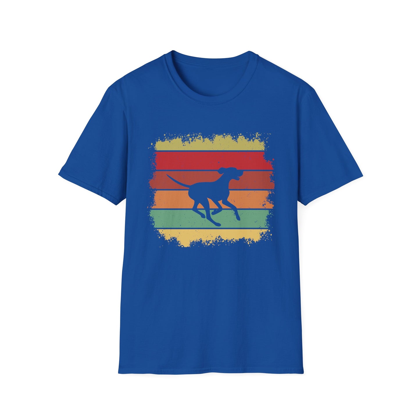 Vintage Vibe Vizsla T-Shirt - Jumping Vizsla Dog Breed Retro Design