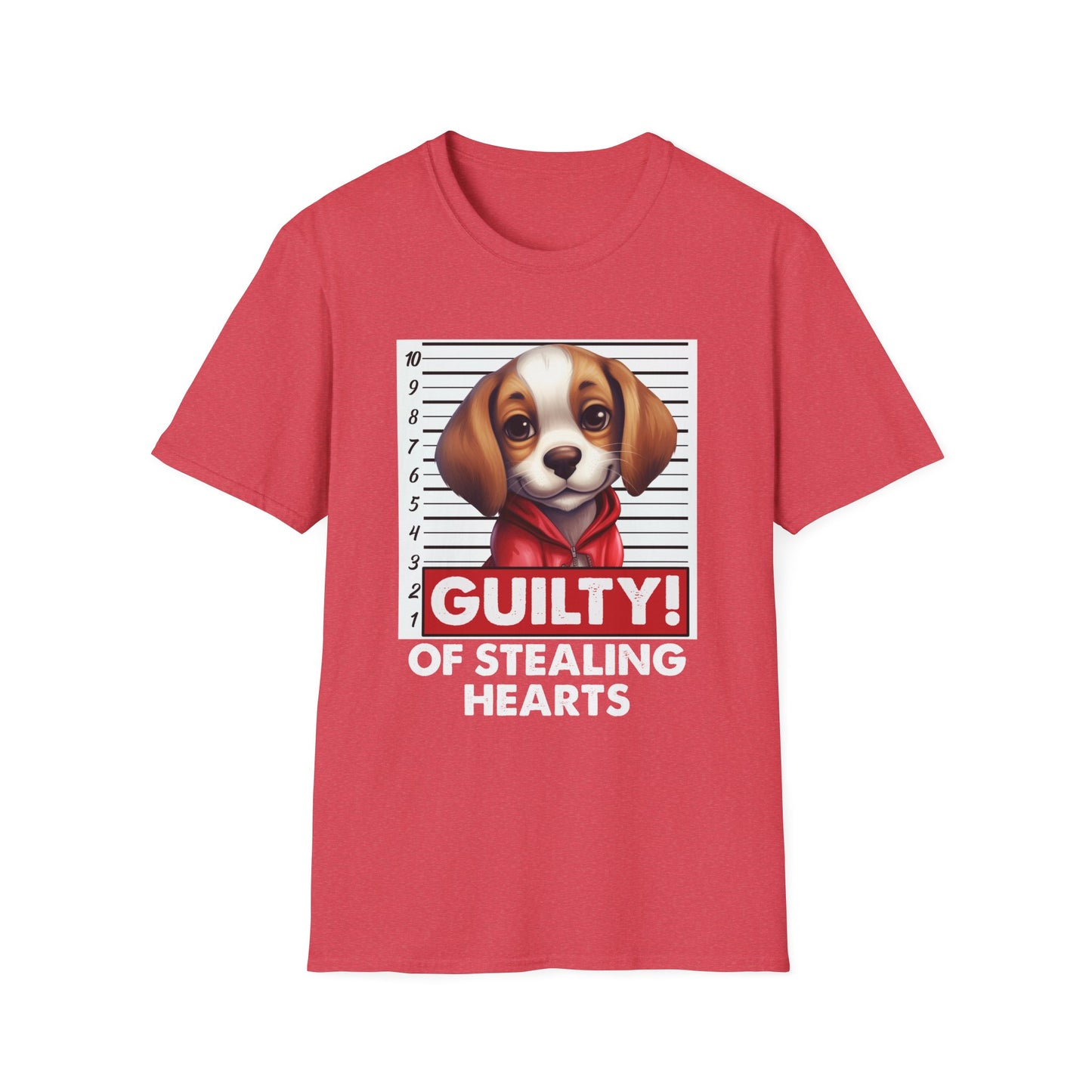 Beagle Dog Guilty of Stealing Hearts Mugshot T-Shirt