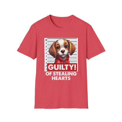 Beagle Dog Guilty of Stealing Hearts Mugshot T-Shirt