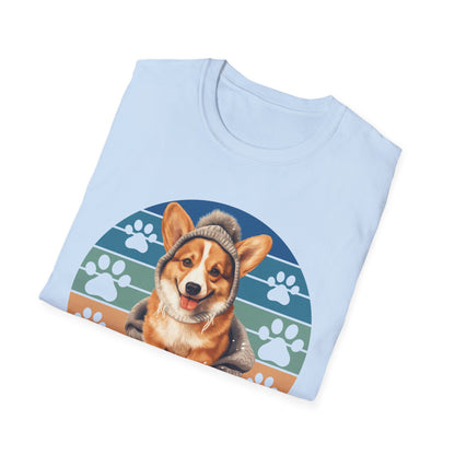 Corgi Retro Vibe T-Shirt - A Very Good Dog
