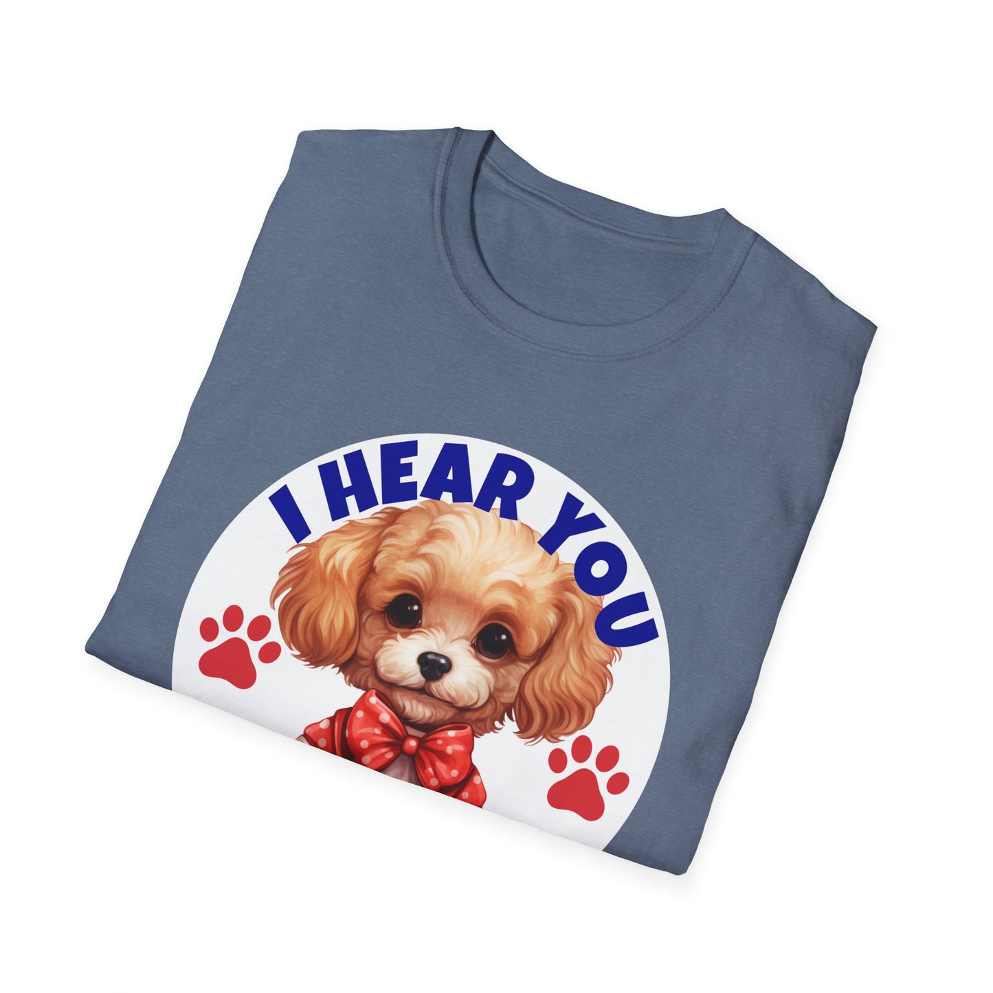 Funny Poodle T-Shirt - I Hear You But I'm Not Listening