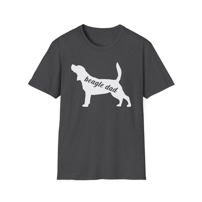Beagle Dad T-Shirt Dog Silhouette